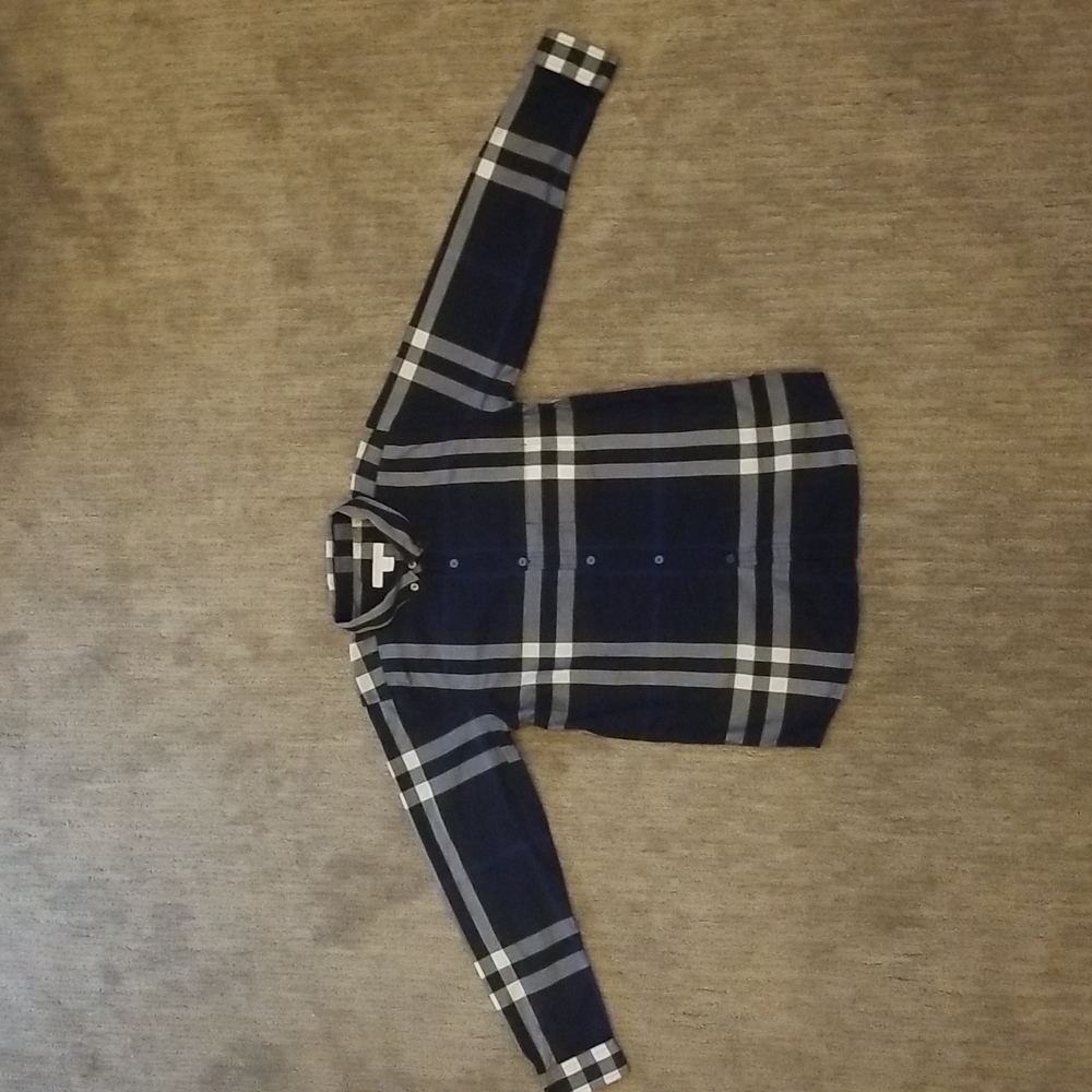 Burberry boys collard button down shirt